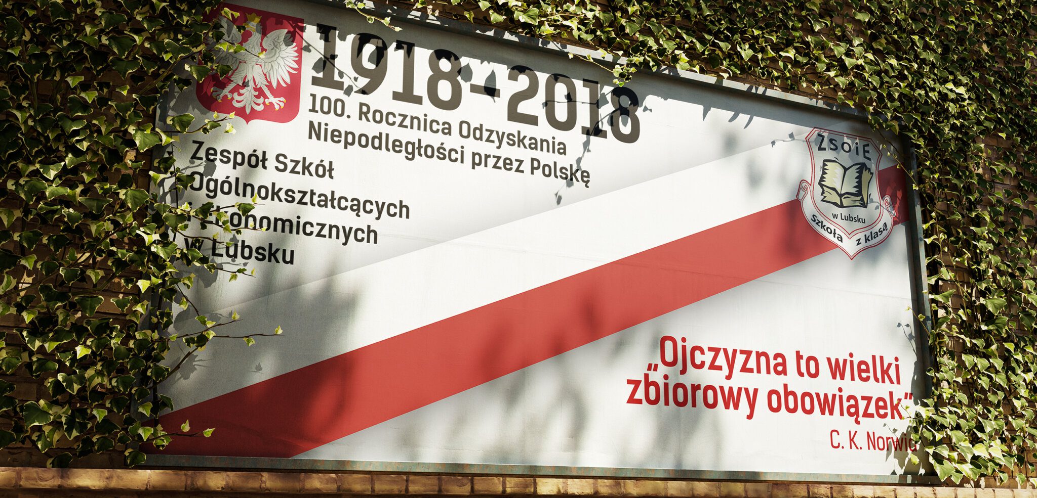 Baner 100. Rocznica Odzyskania Niepodległości przez Polskę