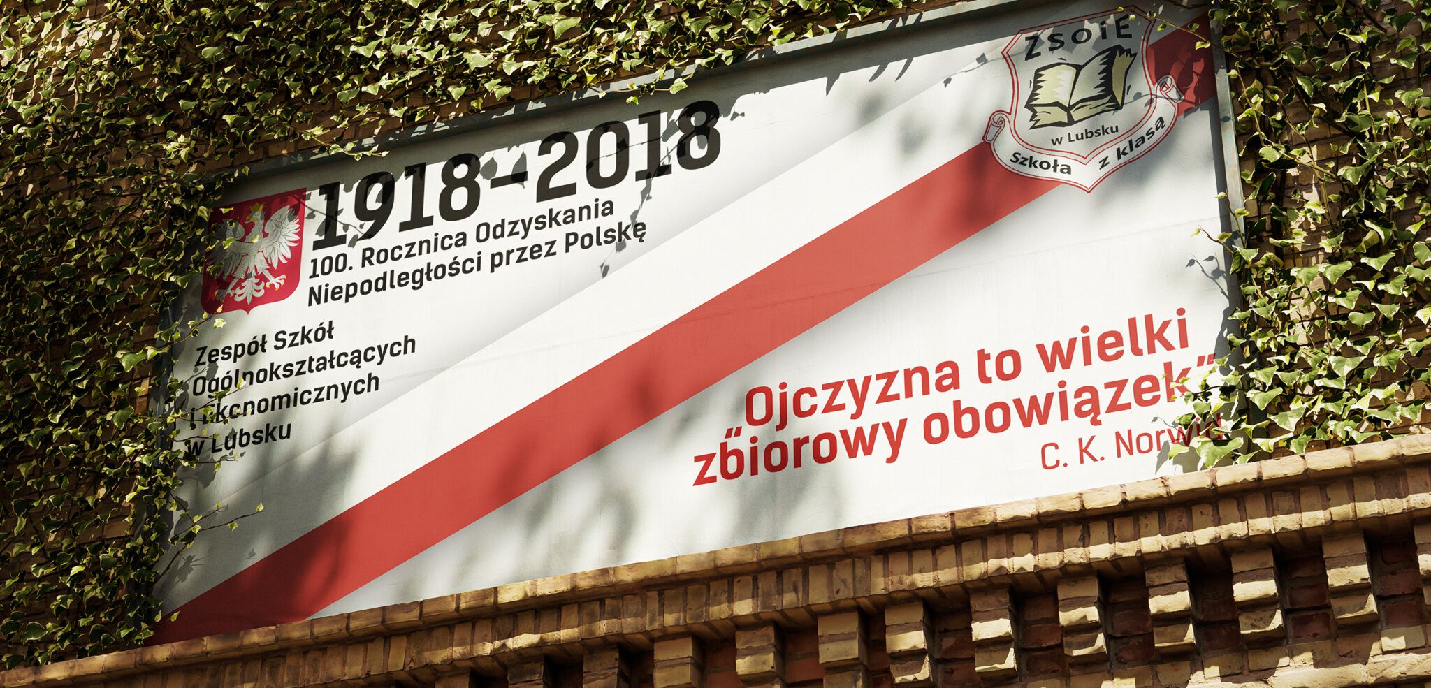 Baner 100. Rocznica Odzyskania Niepodległości przez Polskę